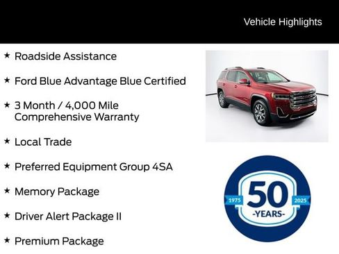 Used 2020 GMC Acadia SLT w/ Driver Alert Package II AWD/4WD image 6