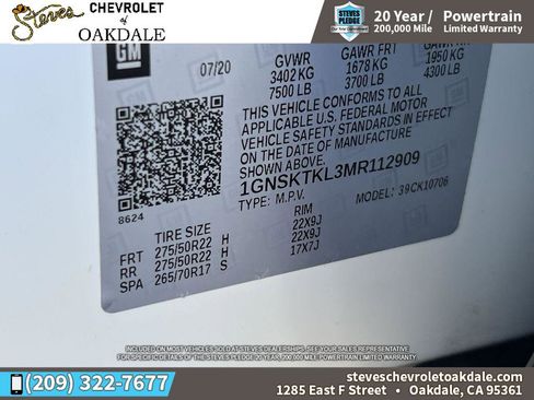 Certified 2021 Chevrolet Tahoe High Country w/ Premium Package image 39