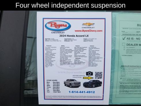 Used 2024 Honda Accord LX image 11