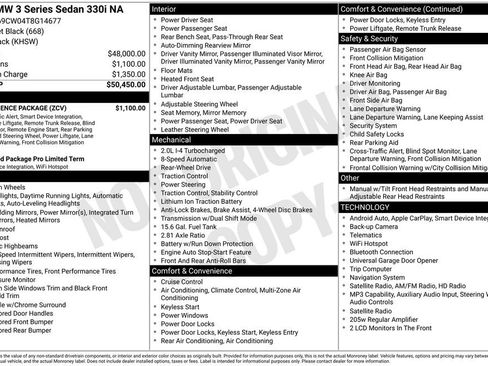 Used 2026 BMW 330i Sedan w/ Convenience Package RWD image 6