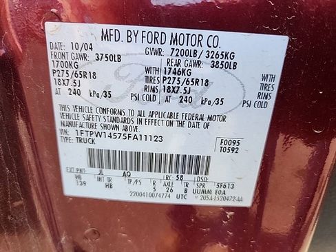 Used 2005 Ford F150 XLT AWD/4WD image 30