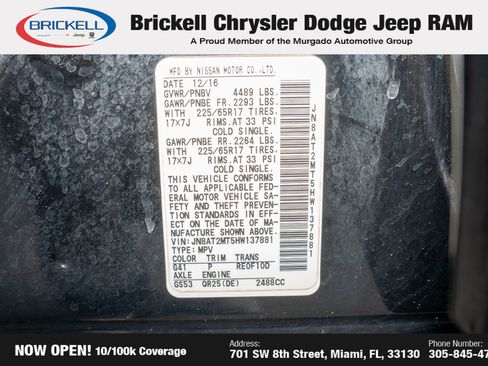 Used 2017 Nissan Rogue S image 36