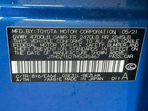 Used 2021 Lexus IS 350 F Sport w/ Dynamic Handling Package RWD image 20