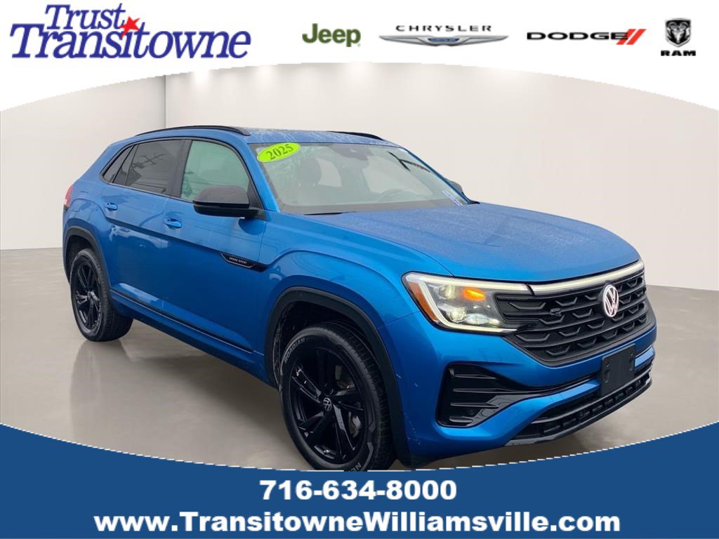 Used 2025 Volkswagen Atlas Cross Sport SEL R-Line AWD/4WD image 1