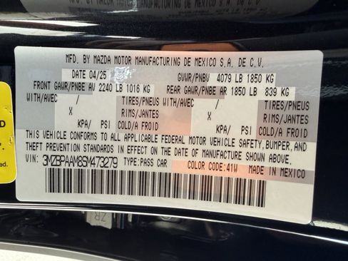 Used 2025 MAZDA MAZDA3 s image 37
