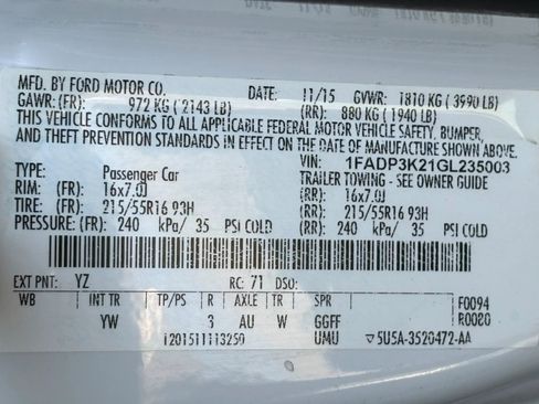 Used 2016 Ford Focus SE FWD image 26