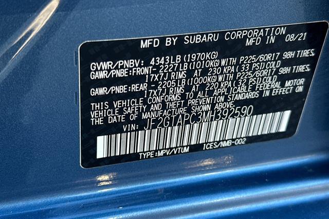 Used 2021 Subaru Crosstrek 2.0i Premium AWD/4WD image 33