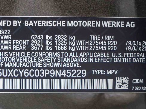 Used 2023 BMW X6 xDrive40i w/ M Sport Package AWD/4WD image 27