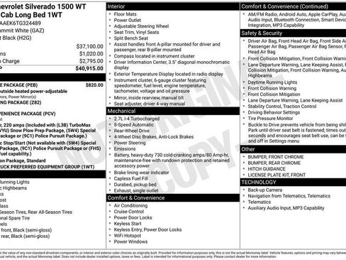 New 2026 Chevrolet Silverado 1500 W/T w/ WT Value Package RWD image 2