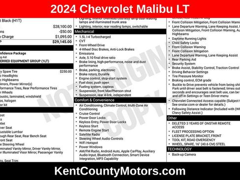 Used 2024 Chevrolet Malibu LT FWD image 1