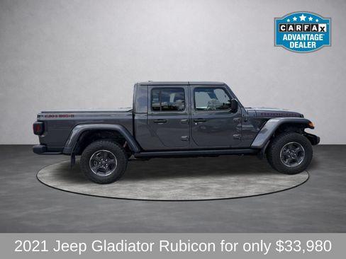 Used 2021 Jeep Gladiator Rubicon w/ Trailer Tow Package AWD/4WD image 2