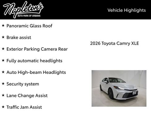 New 2026 Toyota Camry XLE image 16