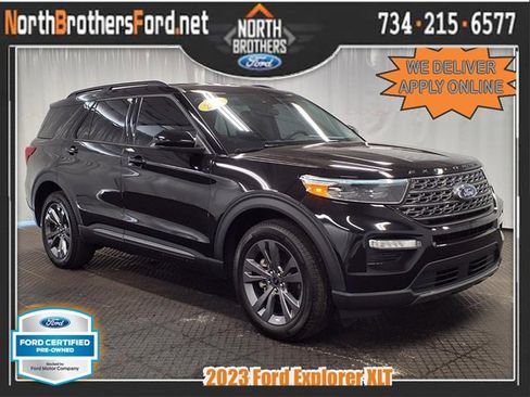 Certified 2023 Ford Explorer XLT w/ Equipment Group 202A image 1