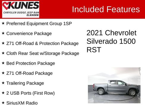 Used 2021 Chevrolet Silverado 1500 RST AWD/4WD image 3