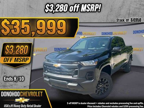New 2026 Chevrolet Colorado W/T w/ WT Custom Package AWD/4WD image 1