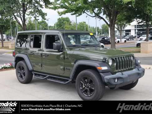 Used 2022 Jeep Wrangler Unlimited Sport w/ Sun And Sound Package AWD/4WD image 1