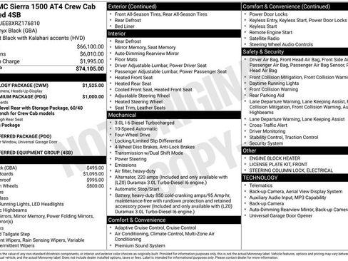 Used 2024 GMC Sierra 1500 AT4 w/ Technology Package image 41