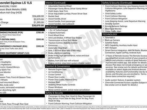 Used 2024 Chevrolet Equinox LS w/ LS Convenience Package FWD image 31