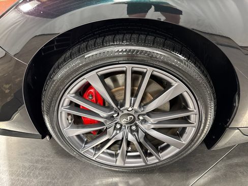 Used 2023 INFINITI Q50 Red Sport 400 w/ Black Opal Edition AWD/4WD image 2