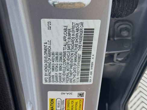 Used 2023 Honda Accord EX image 33