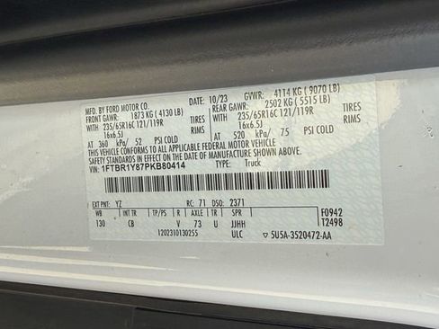 Used 2023 Ford Transit 250 w/ Exterior Upgrade Package image 32