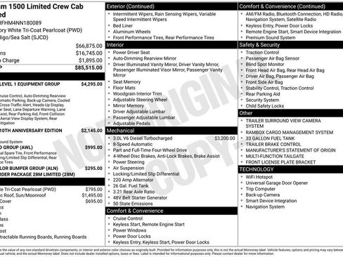 Used 2022 RAM 1500 Limited image 40