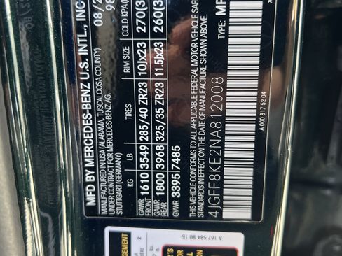 Certified 2022 Mercedes-Benz GLS 63 AMG 4MATIC image 38