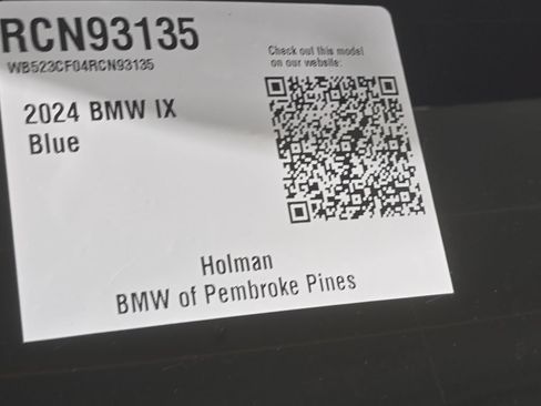 Certified 2024 BMW iX xDrive50 w/ Sport Package AWD/4WD image 27