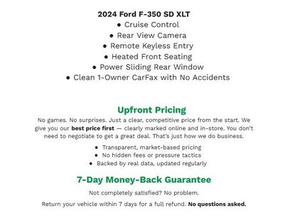 Used 2024 Ford F350 XLT w/ Black Appearance Package