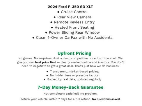 Used 2024 Ford F350 XLT w/ Black Appearance Package AWD/4WD image 1