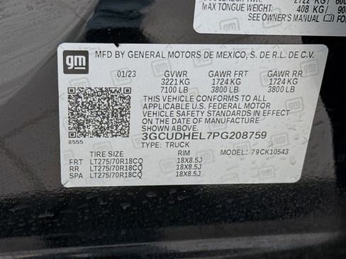 Used 2023 Chevrolet Silverado 1500 ZR2 w/ Technology Package image 28