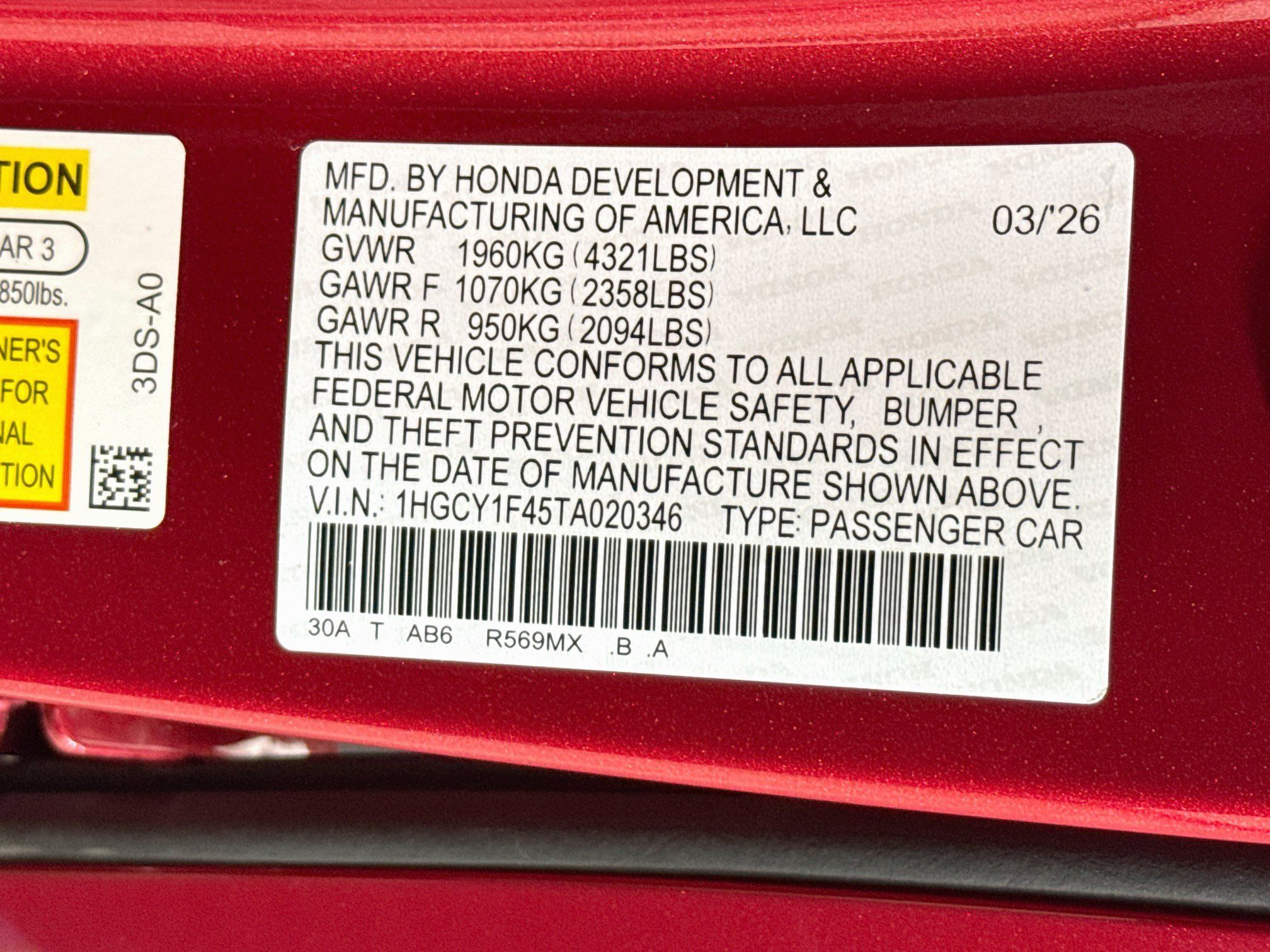 Certified 2026 Honda Accord SE image 38