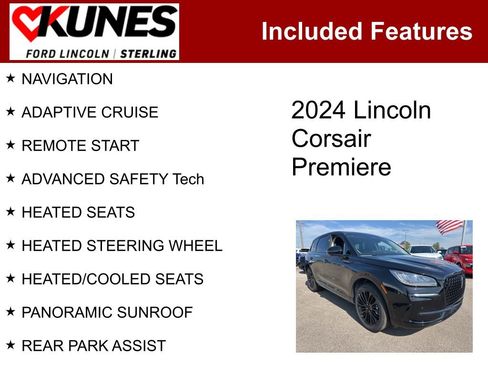 Used 2024 Lincoln Corsair AWD w/ Equipment Group 101A image 2