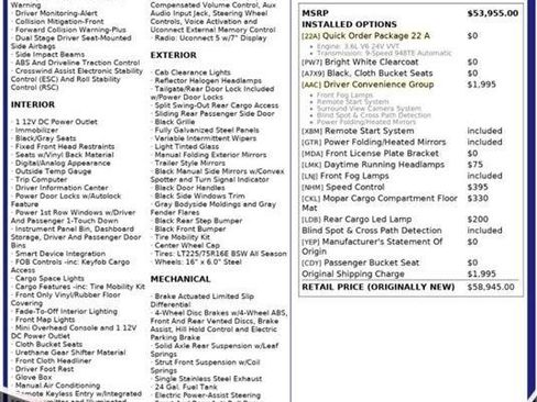 Used 2023 RAM ProMaster 3500 w/ Driver Convenience Group image 10