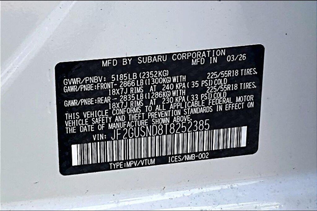 New 2026 Subaru Crosstrek 2.5i Limited w/ Crosstrek Mirror Package AWD/4WD image 11