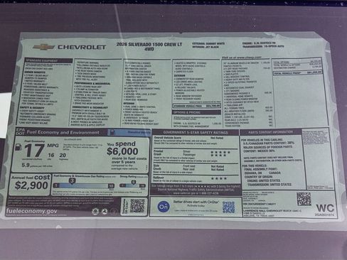 New 2026 Chevrolet Silverado 1500 LT w/ Z71 Off-Road Package image 21