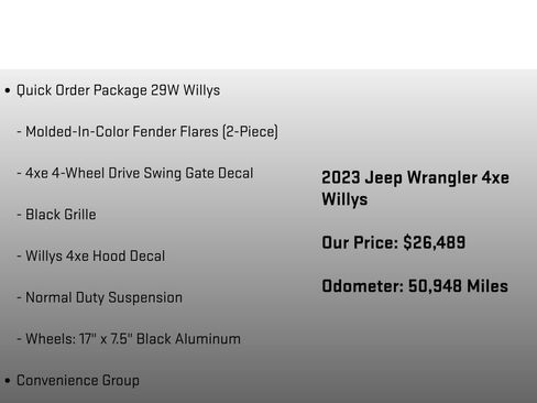 Used 2023 Jeep Wrangler Unlimited w/ Cold Weather Group AWD/4WD image 12