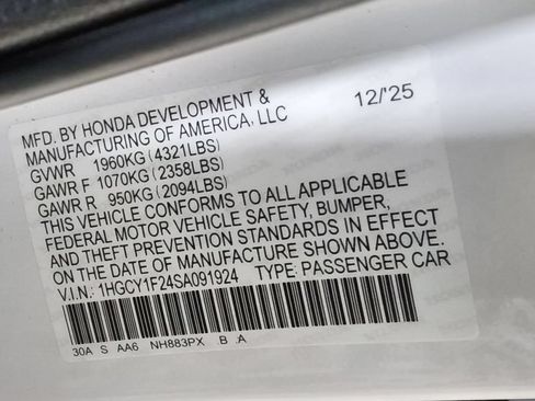 Used 2025 Honda Accord LX image 12