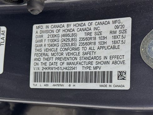 Used 2020 Honda CR-V EX image 12