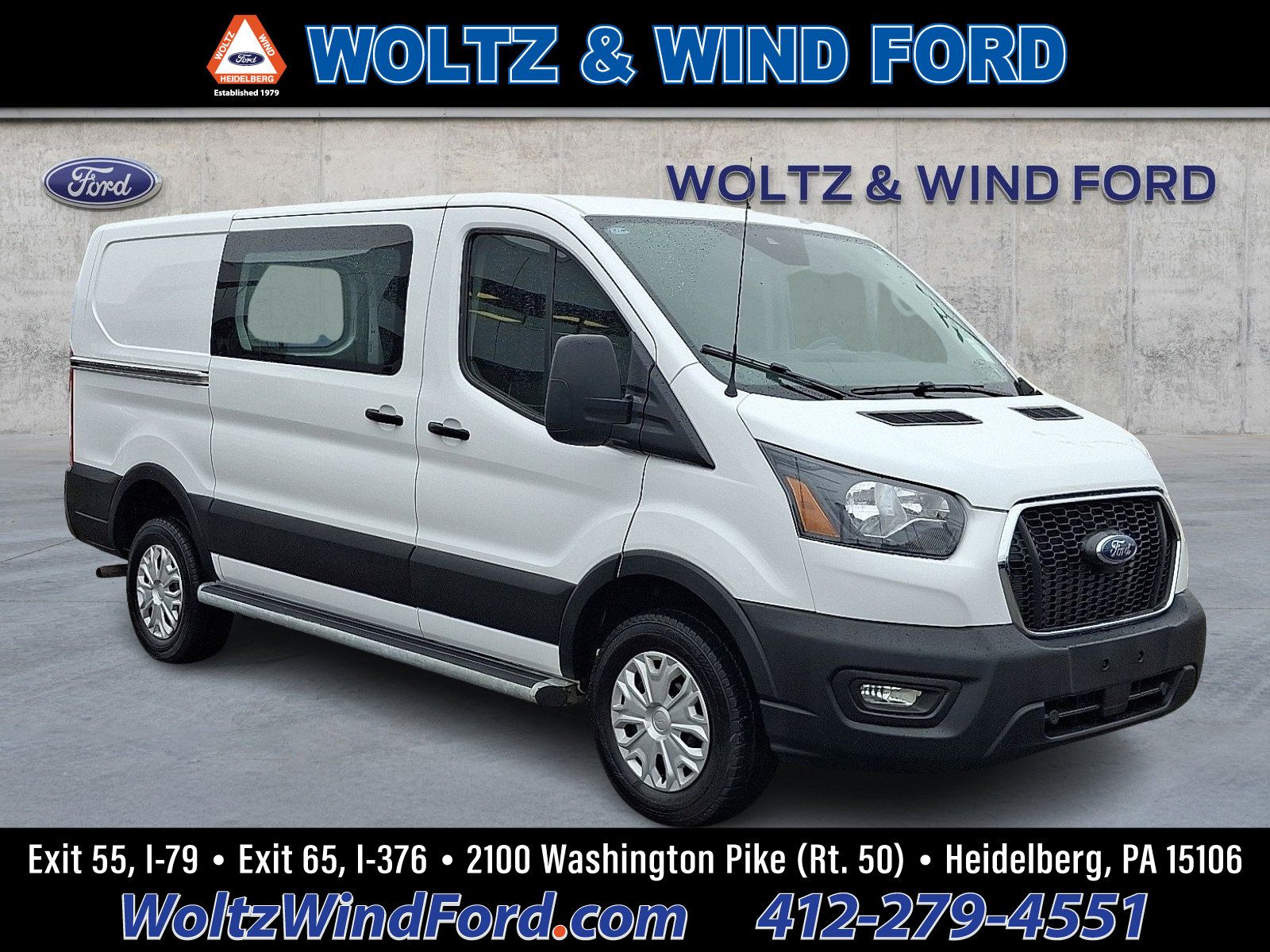 Certified 2025 Ford Transit 250 Low Roof w/ Exterior Upgrade Package RWD image 1