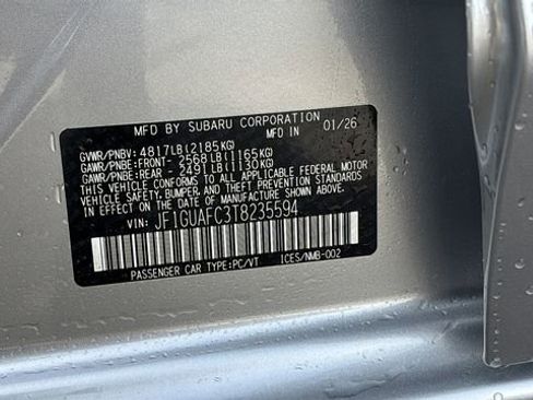 New 2026 Subaru Impreza 2.0i Sport image 28