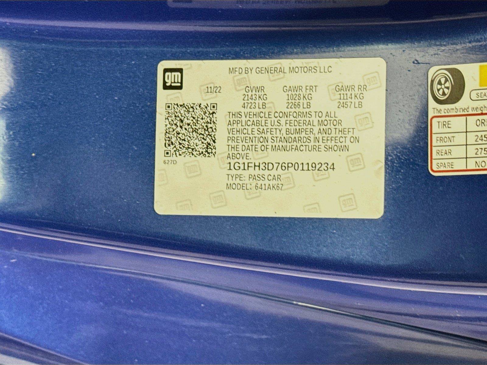 Used 2023 Chevrolet Camaro SS RWD image 16