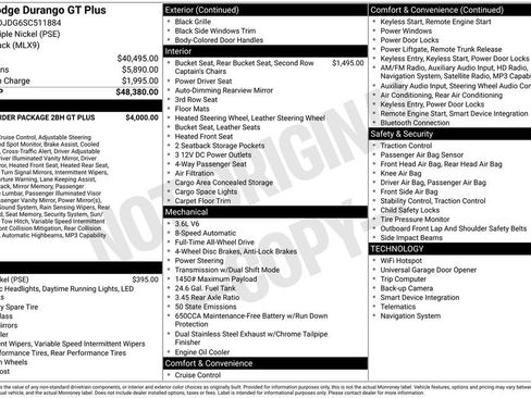 Used 2025 Dodge Durango GT AWD/4WD image 9