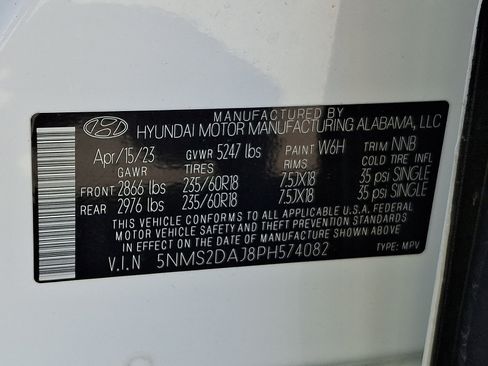 Used 2023 Hyundai Santa Fe SEL AWD/4WD image 28