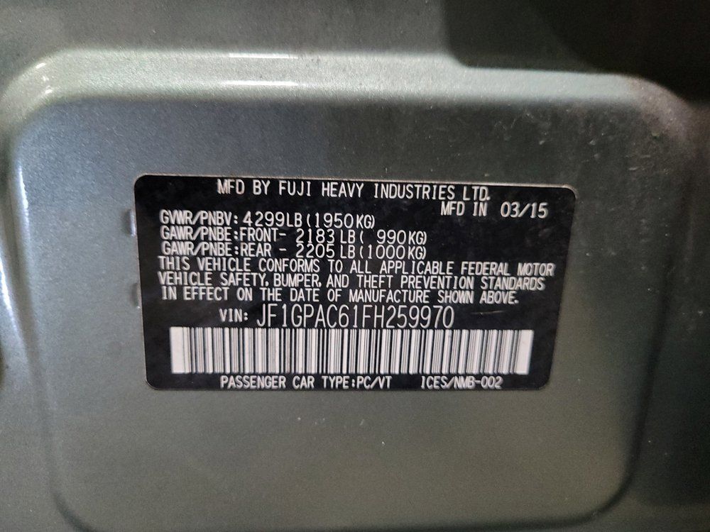 Used 2015 Subaru Impreza 2.0i Premium AWD/4WD image 33