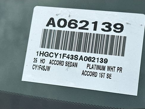 New 2025 Honda Accord SE image 26