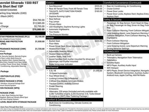 New 2026 Chevrolet Silverado 1500 RST w/ RST All Star Premium Package AWD/4WD image 2