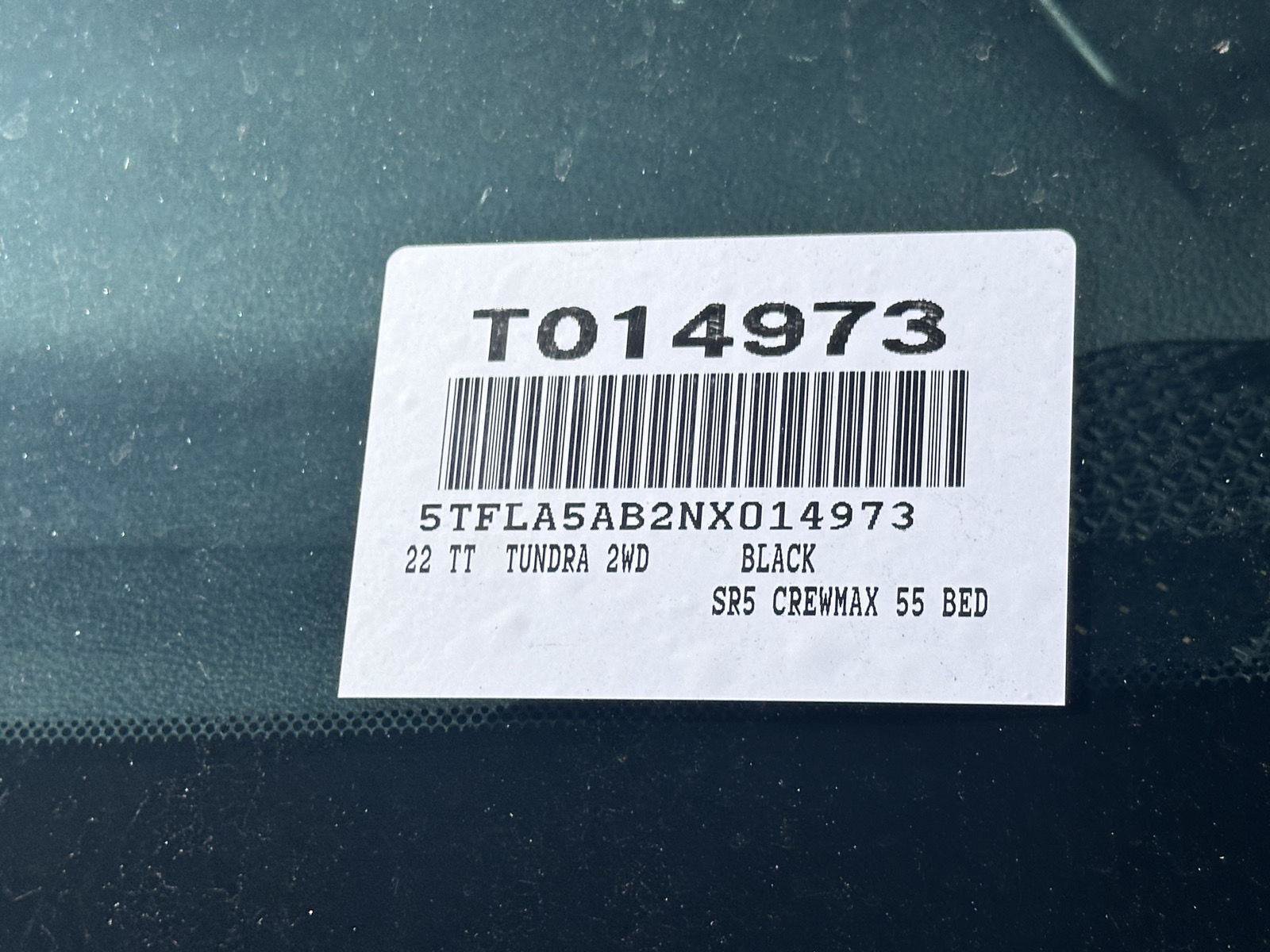 Used 2022 Toyota Tundra SR5 w/ TRD Off-Road Package RWD image 14