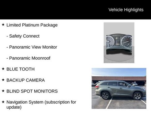 Used 2017 Toyota Highlander Limited Platinum AWD/4WD image 7
