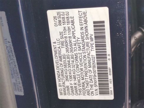 New 2026 Honda Passport RTL image 35